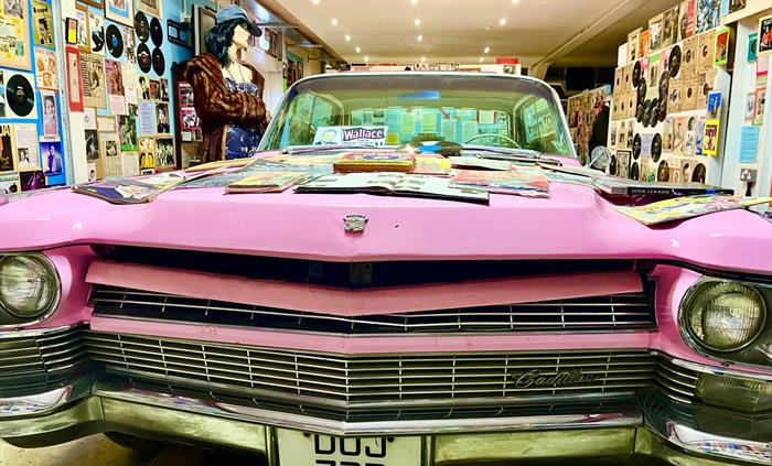 Pink cadillac